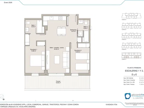 Flat in calle de Enrique Urquijo, 210 - Photo 2