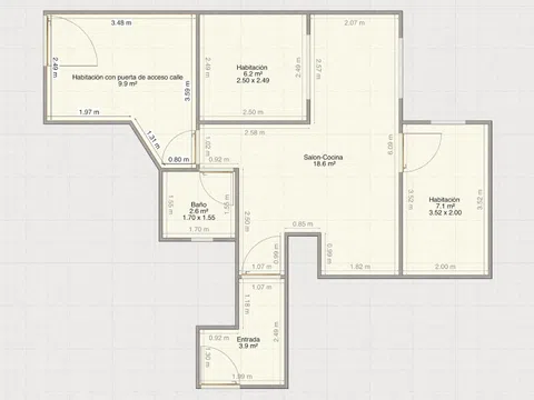 Flat in calle de Mercedes Arteaga - Photo 2