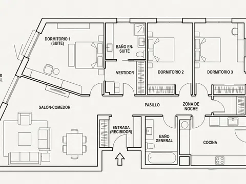 Flat in avenida de la Reina Victoria - Photo 5