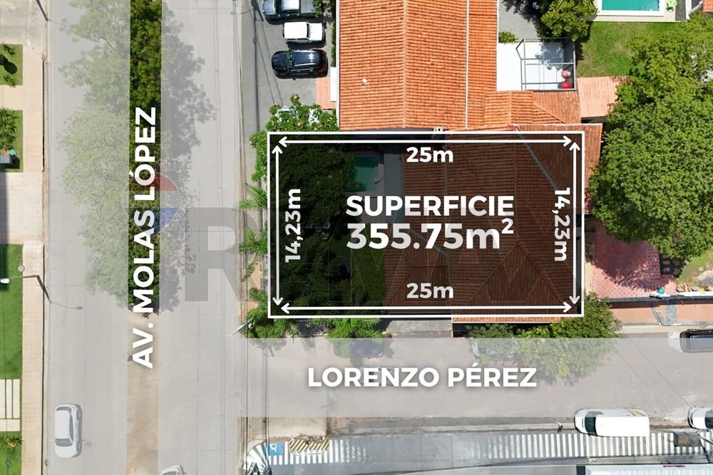 Residencia en Esquina de 313 m2 sobre Av. Molas López - Barrio Mburucuyá
