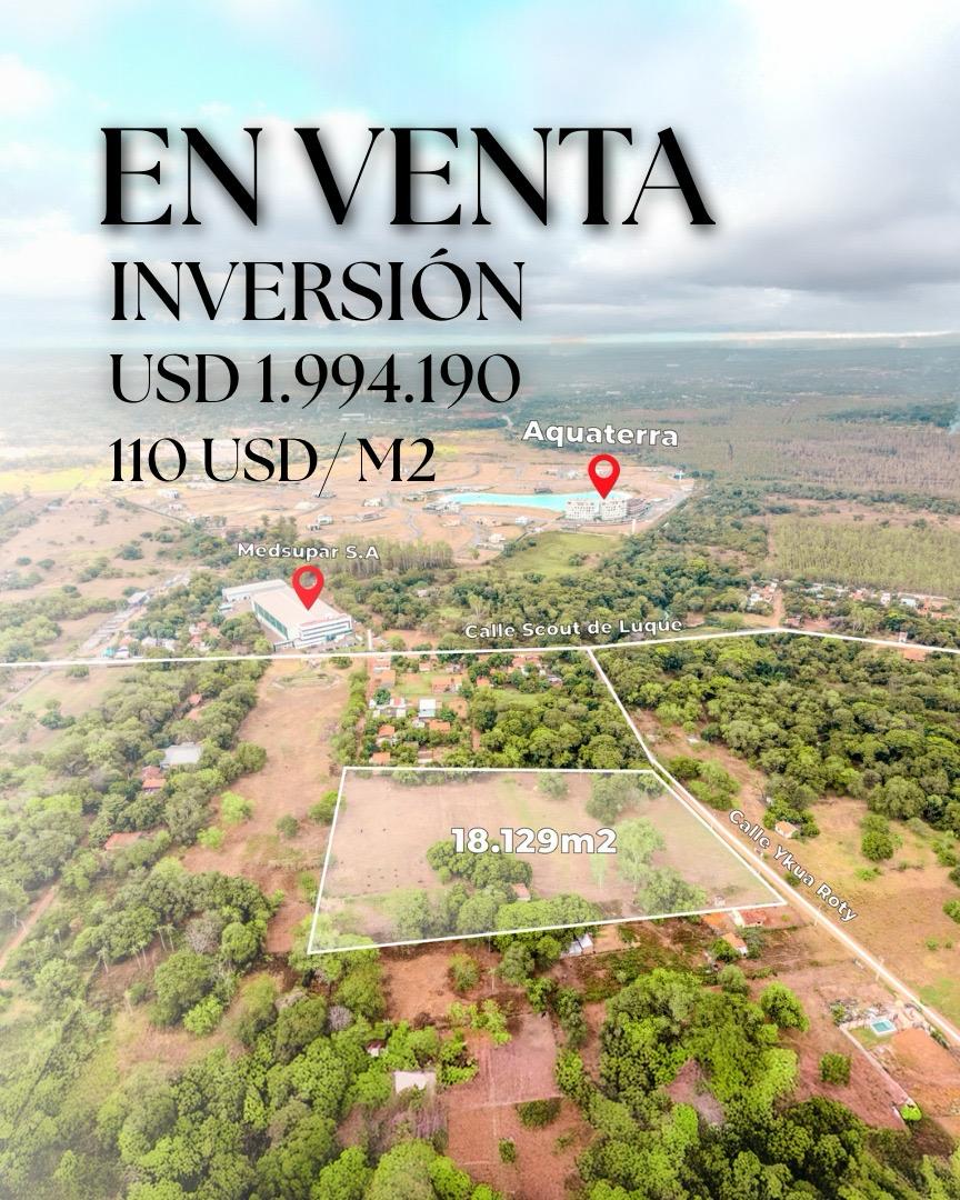 Terreno en venta en zona Aeropuerto – Luque (1,8 hectáreas)