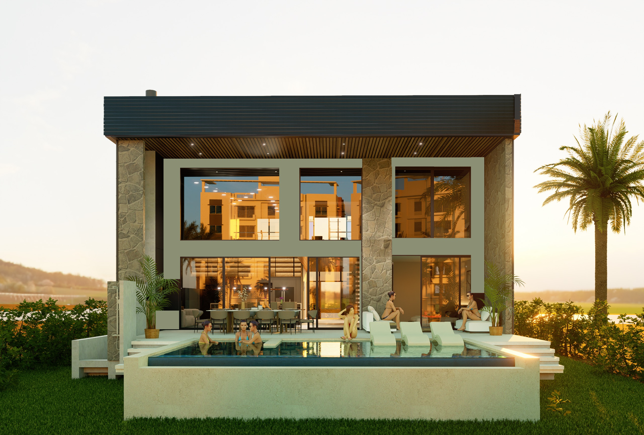 Bondi Haven Villa de Lujo, primera linea de laguna en Highlands, San Bernardino - Photo 4