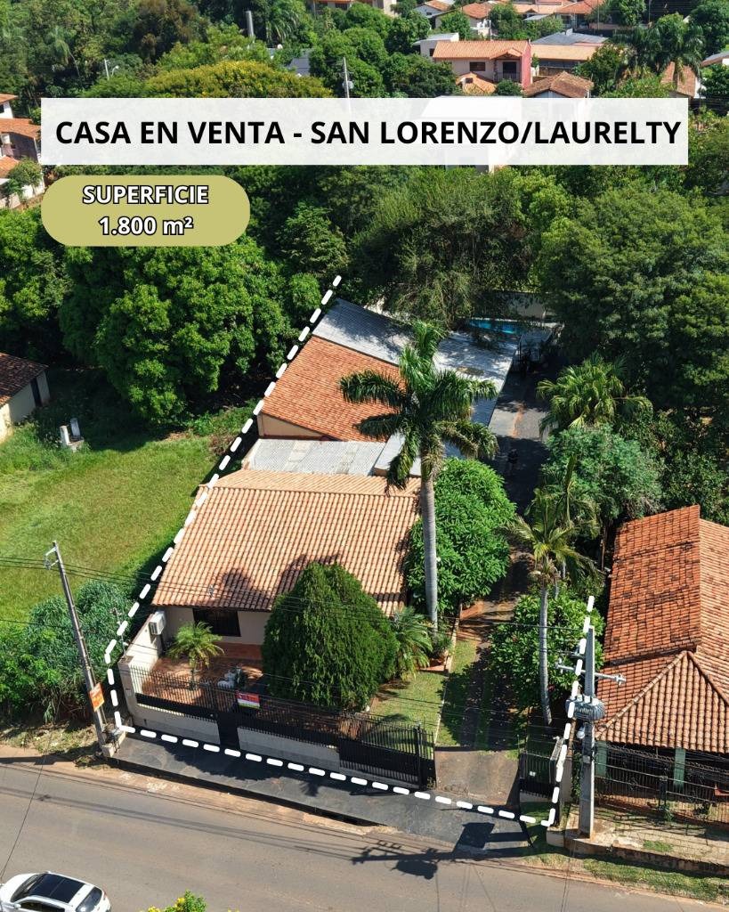 EN VENTA CASA QUINTA EN LAURELTY, SAN LORENZO