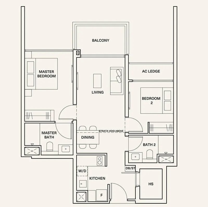 Renovated 2-Bedder, Walk to Canberra MRT & Plaza - Photo 11