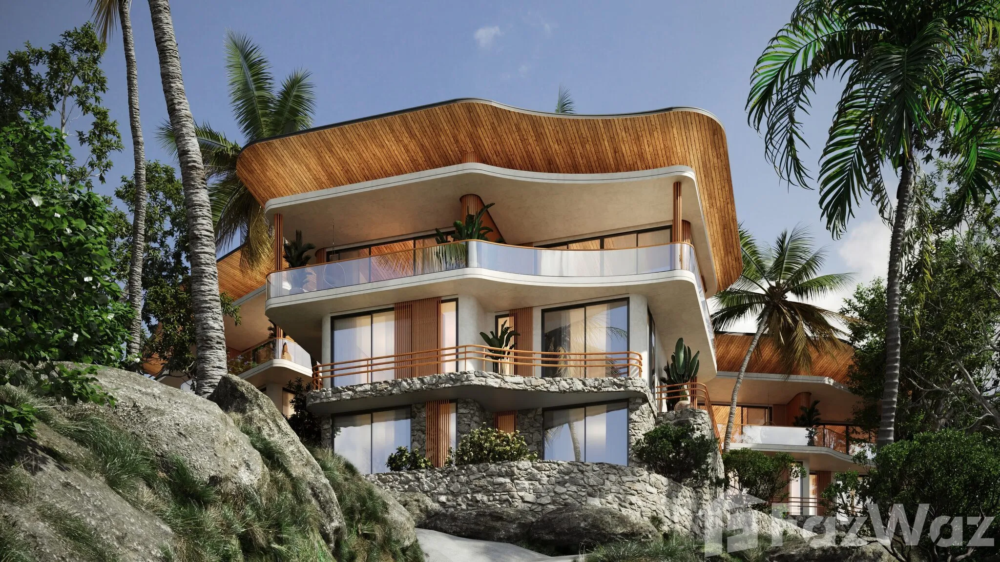 2 Bedroom Apartment for sale at Gaia Residence in Koh Phangan Surat Thani