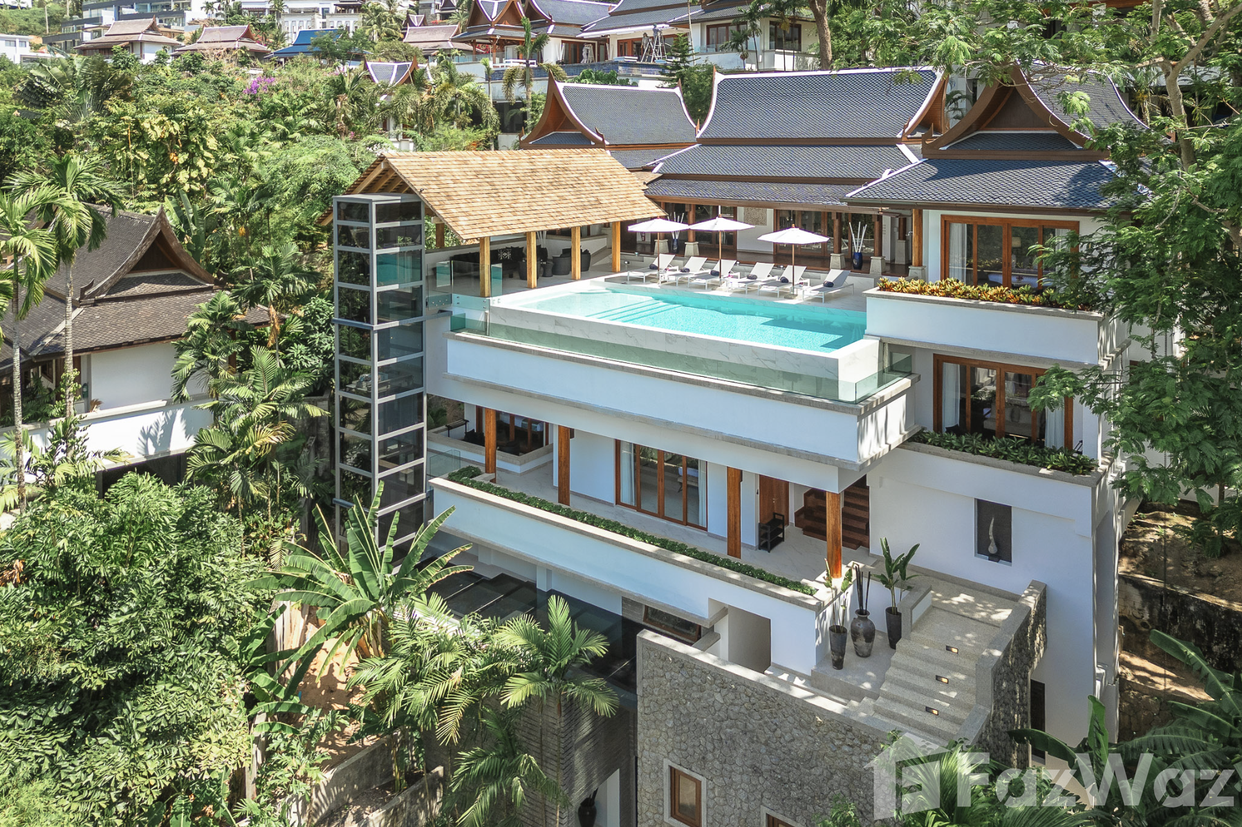 6 Bedroom Villa for sale at Baan Thai Surin Hill in Choeng Thale Phuket