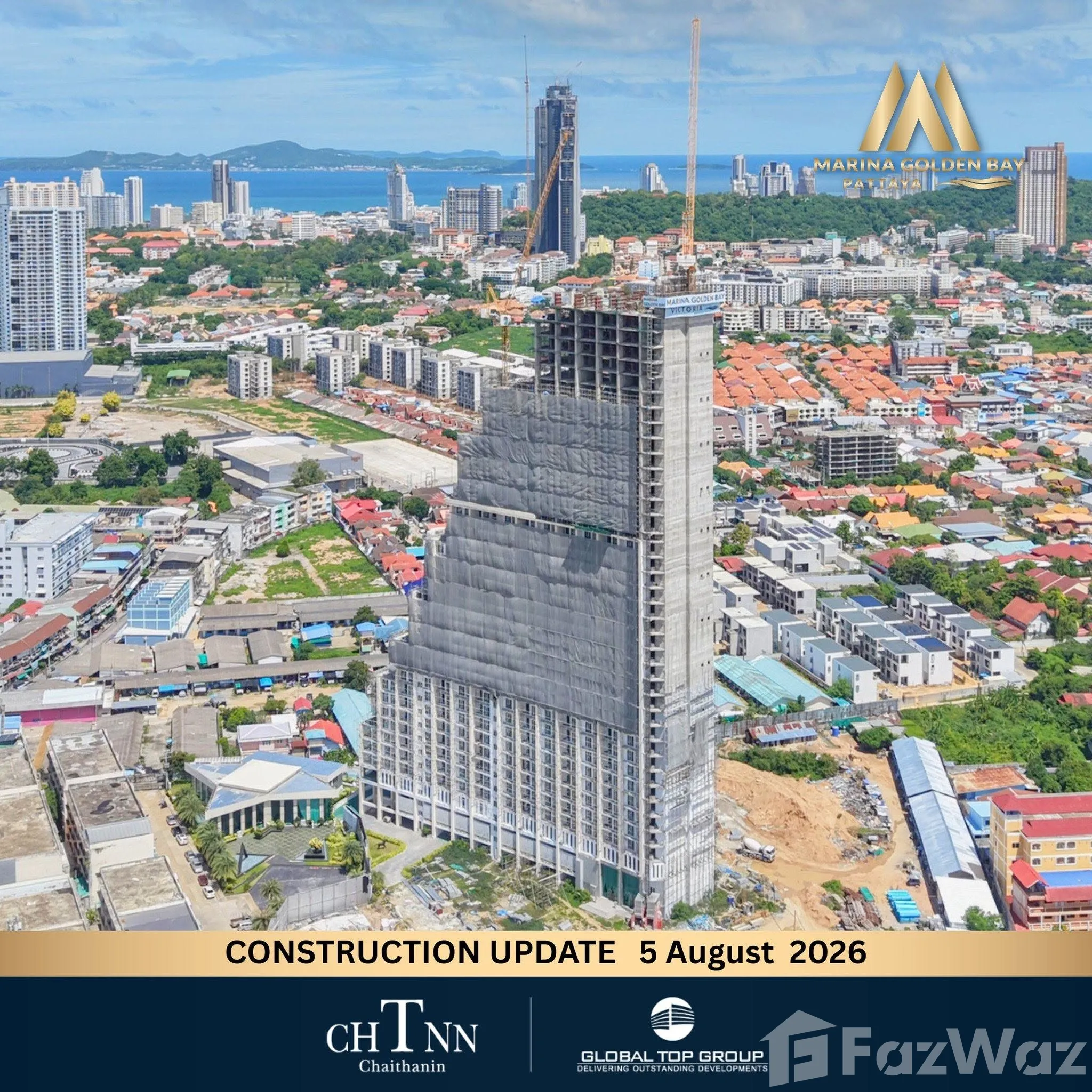 2 Bedroom Condo for sale at Marina Golden Bay in Nong Prue Pattaya