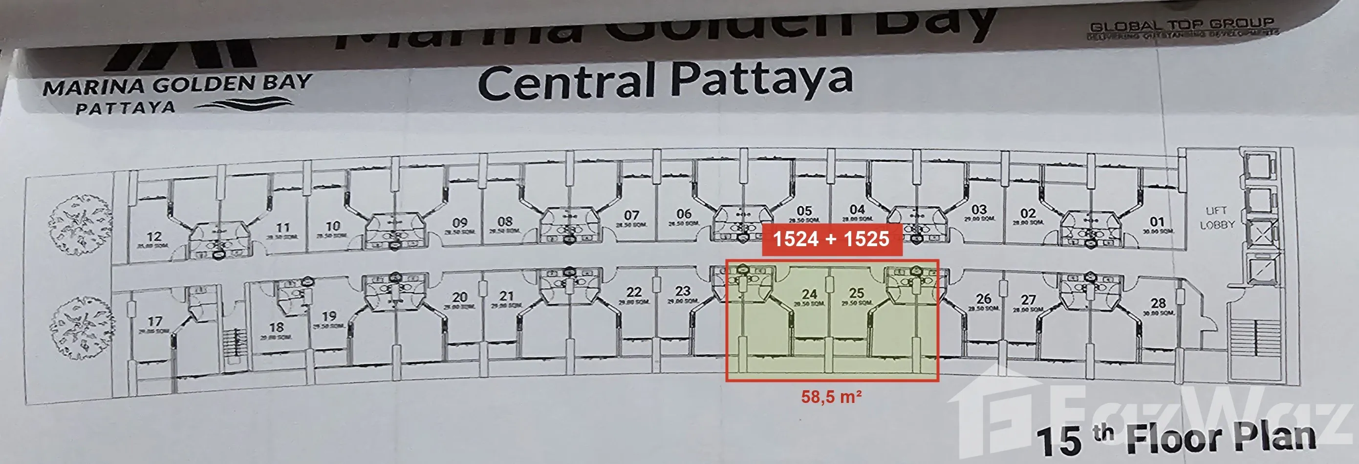 2 Bedroom Condo for sale at Marina Golden Bay in Nong Prue Pattaya - Photo 14